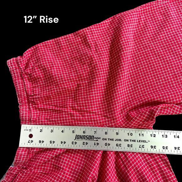 Planet Sleep Pajamas Boys Size Medium‎ White And Red Checkers Drawstring Comfort - Picture 7 of 9